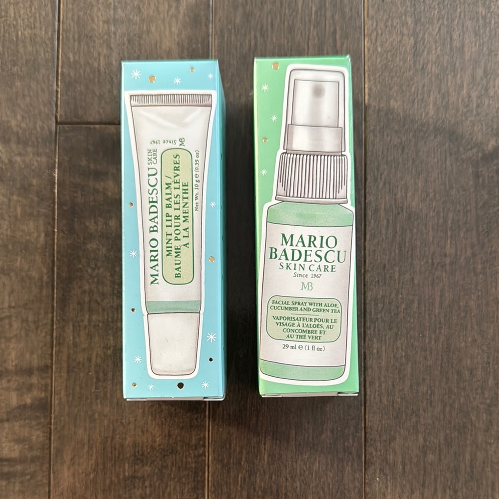 Mario Badescu Facial Spray and Lip Balm, NWOT